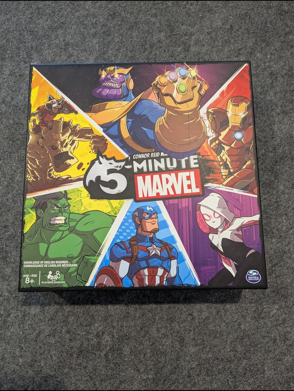 5 Minute Marvel Board Game - Cooperative Strategy Card Game, Out Of Print